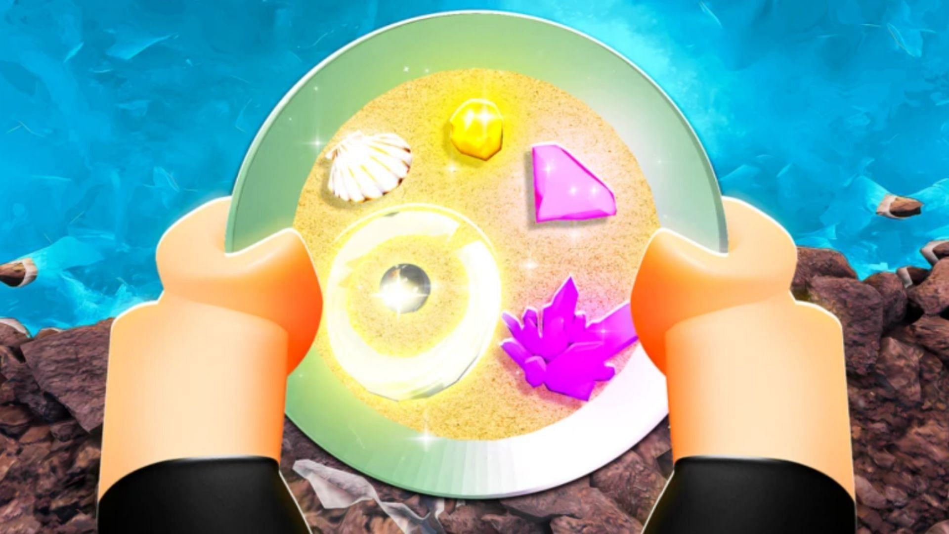 Collect and sell minerals for cash (Image via Roblox)